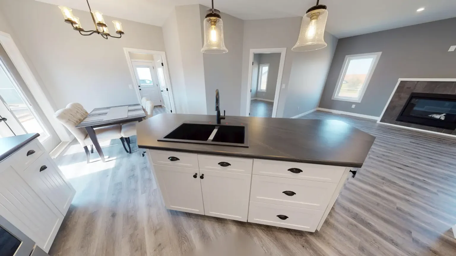 Tiger Eye Kitchen Island